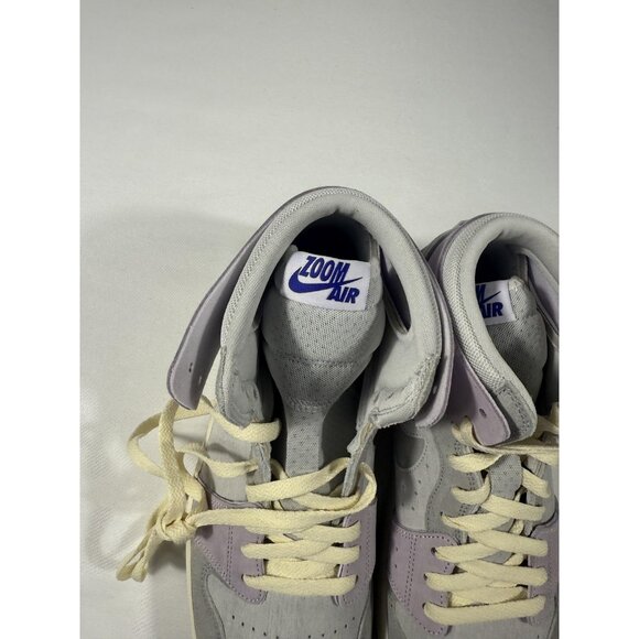 New Nike Air Jordan 1 Zoom CMFT 2 Shoes Womens Size 12 Grey High Top Suede - Picture 4 of 11